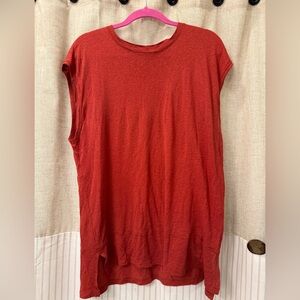 We The Free Red Muscle Tee